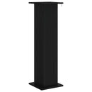 vidaXL Növényállvány 2 pcs Fekete 30,5 x 30 x 100,5 cm Szerelt Fa