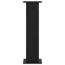 vidaXL Növényállvány 2 db Fekete 30,5 x 30 x 100,5 cm Szerelt Fa