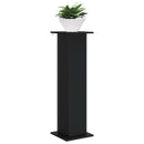 vidaXL Növényállvány 2 db Fekete 30,5 x 30 x 100,5 cm Szerelt Fa