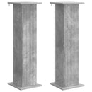 vidaXL Növényállvány 2 pcs Betonszürke 30,5 x 30 x 100,5 cm Szerelt Fa
