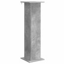 vidaXL Növényállvány 2 pcs Betonszürke 30,5 x 30 x 100,5 cm Szerelt Fa