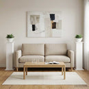 vidaXL Növényállvány 2 pcs Magasfényű Fehér 30,5 x 30 x 100,5 cm
