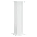 vidaXL Növényállvány 2 db Magasfényű Fehér 30,5 x 30 x 100,5 cm