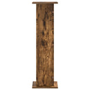 vidaXL Növényállvány 2 db Füstös Tölgy 30,5 x 30 x 100,5 cm Szerelt Fa