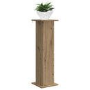 vidaXL Növényállvány Kézműves Tölgy 30,5 x 30 x 100,5 cm Szerelt Fa