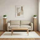 vidaXL Növényállvány 2 pcs Kézműves Tölgy 30,5 x 30 x 100,5 cm
