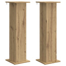 vidaXL Növényállvány 2 pcs Kézműves Tölgy 30,5 x 30 x 100,5 cm