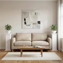 vidaXL Növényállvány 2 pcs Fehér 30,5 x 30 x 80,5 cm Szerelt Fa