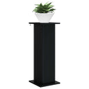 vidaXL Növényállvány Fekete 30,5 x 30 x 80,5 cm Szerelt Fa