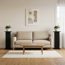 vidaXL Növényállvány 2 pcs Fekete 30,5 x 30 x 80,5 cm Szerelt Fa