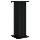 vidaXL Növényállvány 2 db Fekete 30,5 x 30 x 80,5 cm Szerelt Fa
