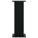 vidaXL Növényállvány 2 db Fekete 30,5 x 30 x 80,5 cm Szerelt Fa
