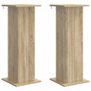 vidaXL Növényállvány 2 pcs Sonoma Tölgy 30,5 x 30 x 80,5 cm Szerelt Fa