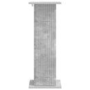 vidaXL Növényállvány Betonszürke 30,5 x 30 x 80,5 cm Szerelt Fa