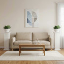 vidaXL Növényállvány 2 pcs Magasfényű Fehér 30,5 x 30 x 80,5 cm