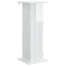vidaXL Növényállvány 2 db Magasfényű Fehér 30,5 x 30 x 80,5 cm