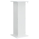 vidaXL Növényállvány 2 db Magasfényű Fehér 30,5 x 30 x 80,5 cm