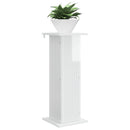 vidaXL Növényállvány 2 db Magasfényű Fehér 30,5 x 30 x 80,5 cm