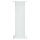 vidaXL Növényállvány 2 db Magasfényű Fehér 30,5 x 30 x 80,5 cm