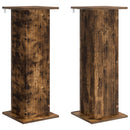 vidaXL Növényállvány 2 pcs Füstös Tölgy 30,5 x 30 x 80,5 cm Szerelt Fa