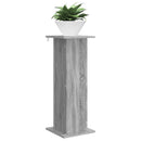 vidaXL Növényállvány Szürke Sonoma 30,5 x 30 x 80,5 cm Szerelt Fa