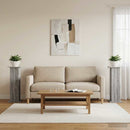 vidaXL Növényállvány 2 pcs Szürke Sonoma 30,5 x 30 x 80,5 cm