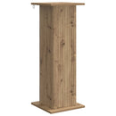 vidaXL Növényállvány Kézműves Tölgy 30,5 x 30 x 80,5 cm Szerelt Fa