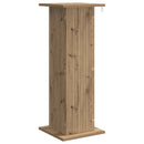 vidaXL Növényállvány Kézműves Tölgy 30,5 x 30 x 80,5 cm Szerelt Fa
