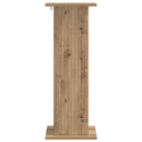 vidaXL Növényállvány Kézműves Tölgy 30,5 x 30 x 80,5 cm Szerelt Fa