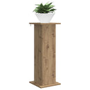 vidaXL Növényállvány Kézműves Tölgy 30,5 x 30 x 80,5 cm Szerelt Fa
