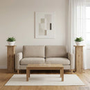 vidaXL Növényállvány 2 pcs Kézműves Tölgy 30,5 x 30 x 80,5 cm