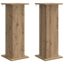 vidaXL Növényállvány 2 pcs Kézműves Tölgy 30,5 x 30 x 80,5 cm