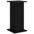 vidaXL Növényállvány Fekete 30,5 x 30 x 60,5 cm Szerelt Fa