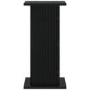 vidaXL Növényállvány 2 pcs Fekete 30,5 x 30 x 60,5 cm Szerelt Fa