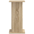 vidaXL Növényállvány 2 pcs Sonoma Tölgy 30,5 x 30 x 60,5 cm Szerelt Fa