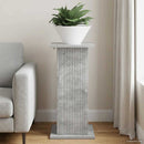 vidaXL Növényállvány Betonszürke 30,5 x 30 x 60,5 cm Szerelt Fa