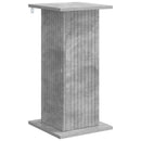 vidaXL Növényállvány Betonszürke 30,5 x 30 x 60,5 cm Szerelt Fa