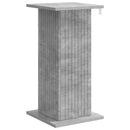 vidaXL Növényállvány 2 pcs Betonszürke 30,5 x 30 x 60,5 cm Szerelt Fa
