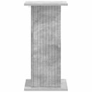 vidaXL Növényállvány 2 pcs Betonszürke 30,5 x 30 x 60,5 cm Szerelt Fa