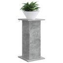 vidaXL Növényállvány 2 pcs Betonszürke 30,5 x 30 x 60,5 cm Szerelt Fa