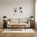 vidaXL Növényállvány 2 pcs Füstös Tölgy 30,5 x 30 x 60,5 cm Szerelt Fa