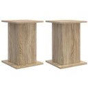 vidaXL Növényállvány 2 pcs Sonoma Tölgy 30,5 x 30 x 43 cm Szerelt Fa
