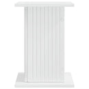 vidaXL Növényállvány 2 pcs Magasfényű Fehér 30,5 x 30 x 43 cm