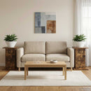 vidaXL Növényállvány 2 pcs Füstös Tölgy 30,5 x 30 x 43 cm Szerelt Fa