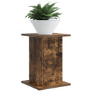 vidaXL Növényállvány 2 pcs Füstös Tölgy 30,5 x 30 x 43 cm Szerelt Fa