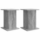 vidaXL Növényállvány 2 pcs Szürke Sonoma 30,5 x 30 x 43 cm Szerelt Fa