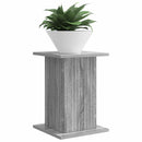 vidaXL Növényállvány 2 pcs Szürke Sonoma 30,5 x 30 x 43 cm Szerelt Fa