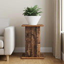 vidaXL Növényállvány Antik Fa 30,5 x 30 x 43 cm Szerelt Fa