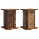 vidaXL Növényállvány 2 db Antik Fa 30,5 x 30 x 43 cm Szerelt Fa