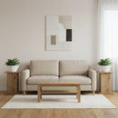vidaXL Növényállvány 2 pcs Kézműves Tölgy 30,5 x 30 x 43 cm Szerelt Fa